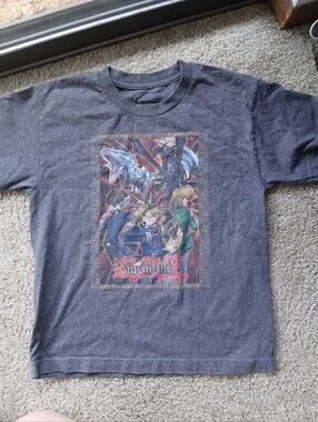 Yu-Gi-Oh! Kids Heather Gray Graphic Tee Shirt Anime